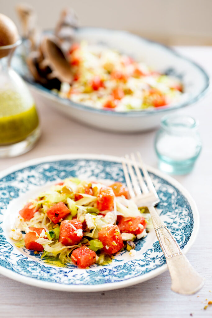 Watermelon and feta salad recipe