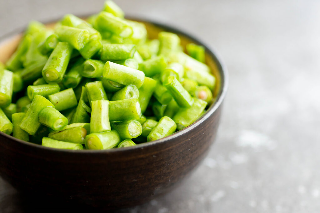 Chopped green beans