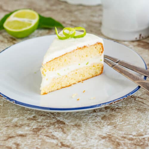 Lime cake with cream cheese frosting recipe