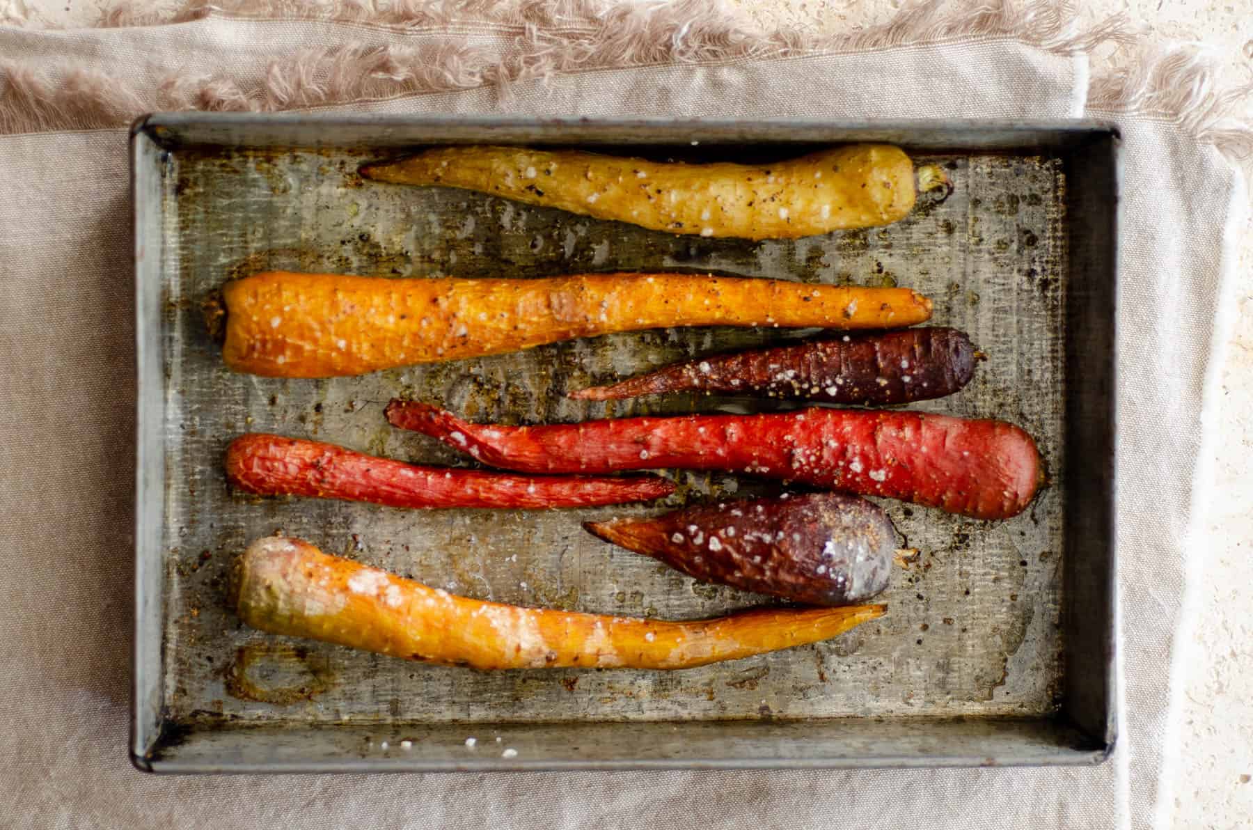 Roasted carrots.