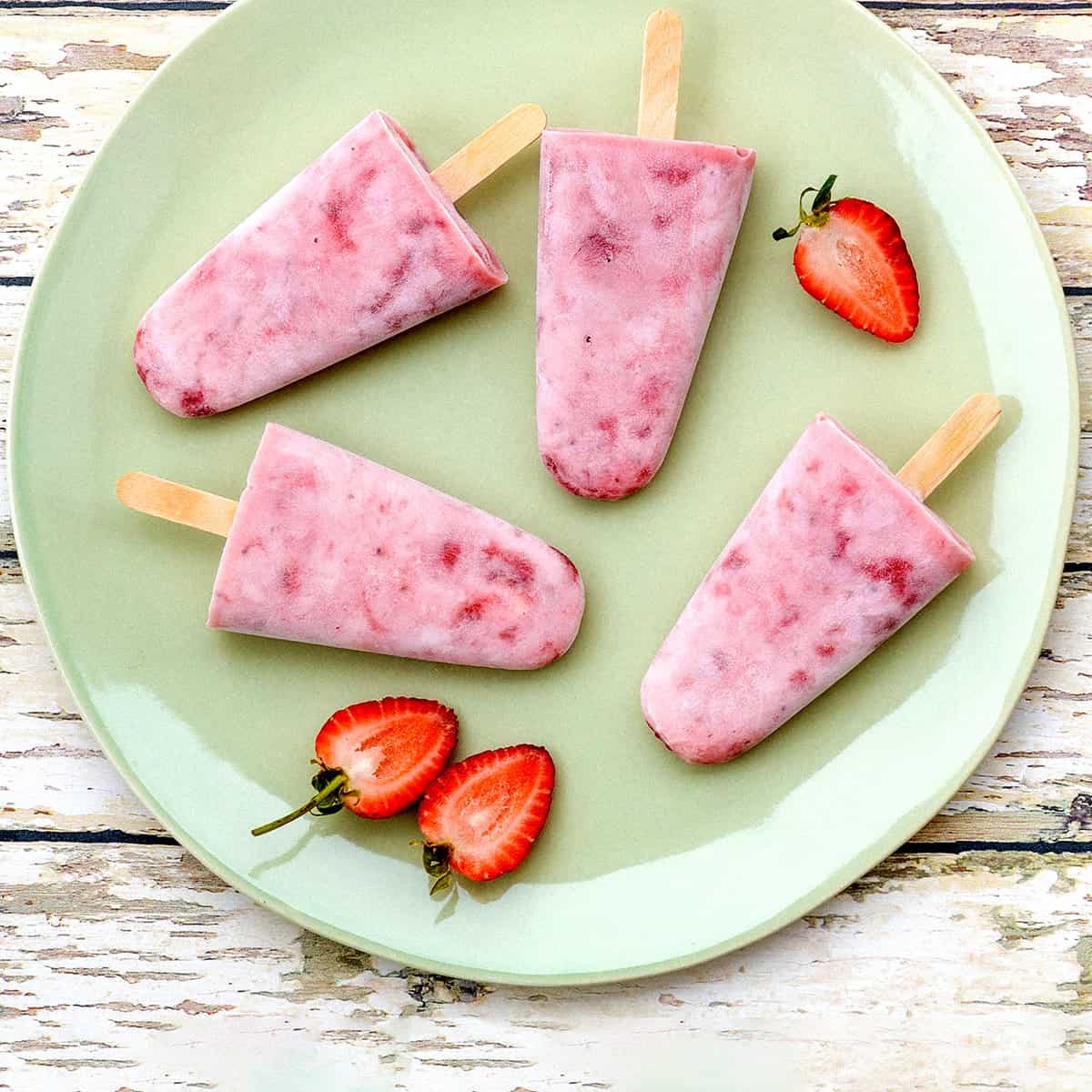 Creamy Yogurt Berry Popsicles - Mindful Avocado