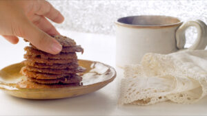 Christmas ginger cookies.