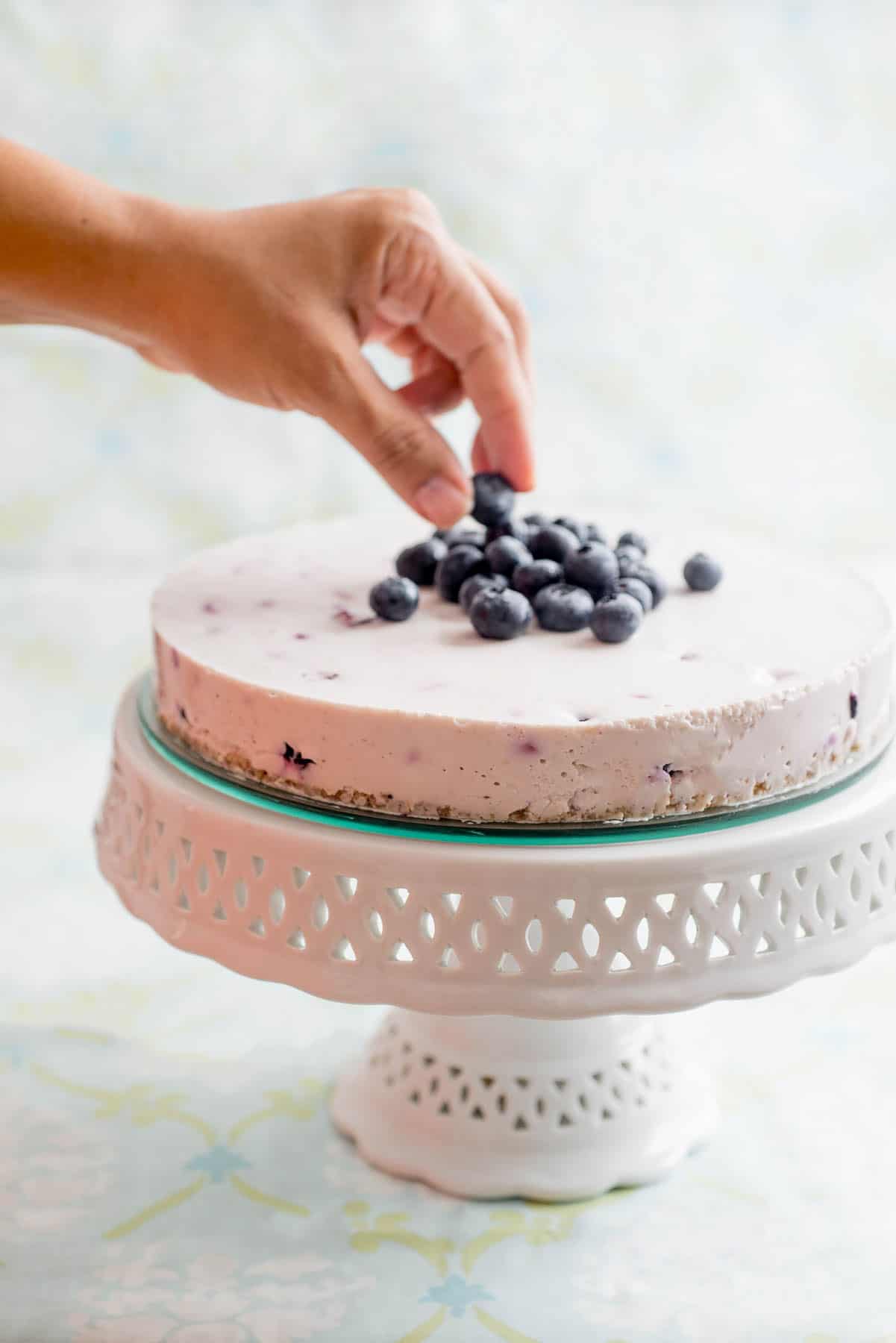 No bake blueberry cheesecake recipe