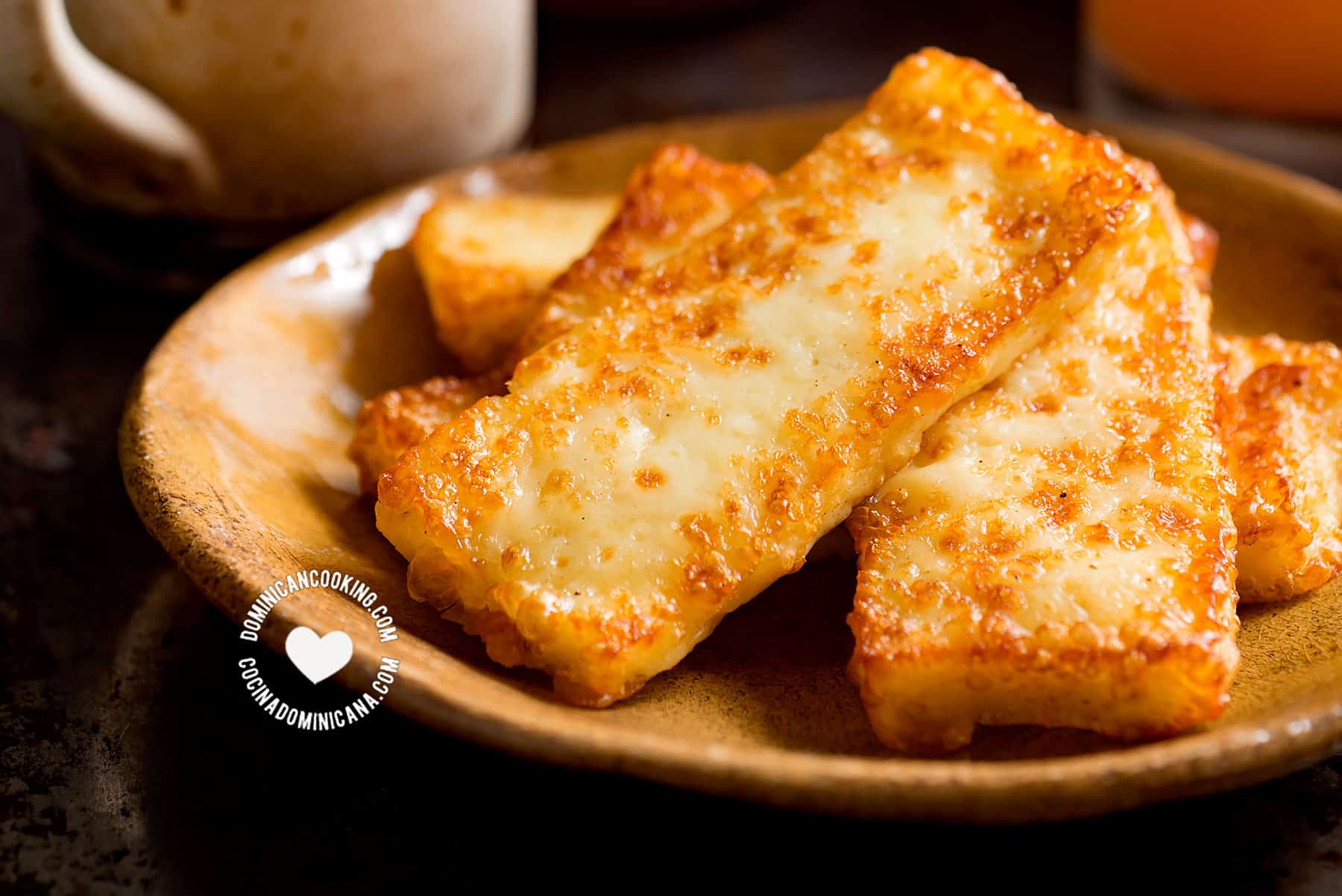 Fried cheese.