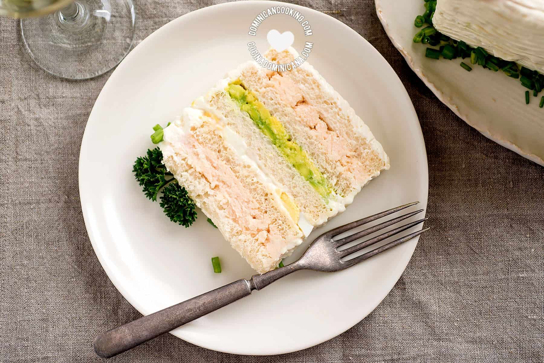 Pastel sandwich (sandwichon) .