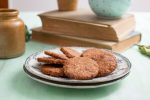 Galletas de avena sin azúcar.