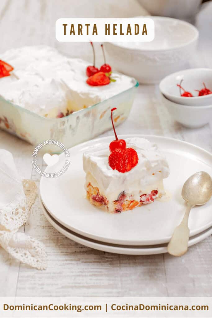 Receta de tarta helada.