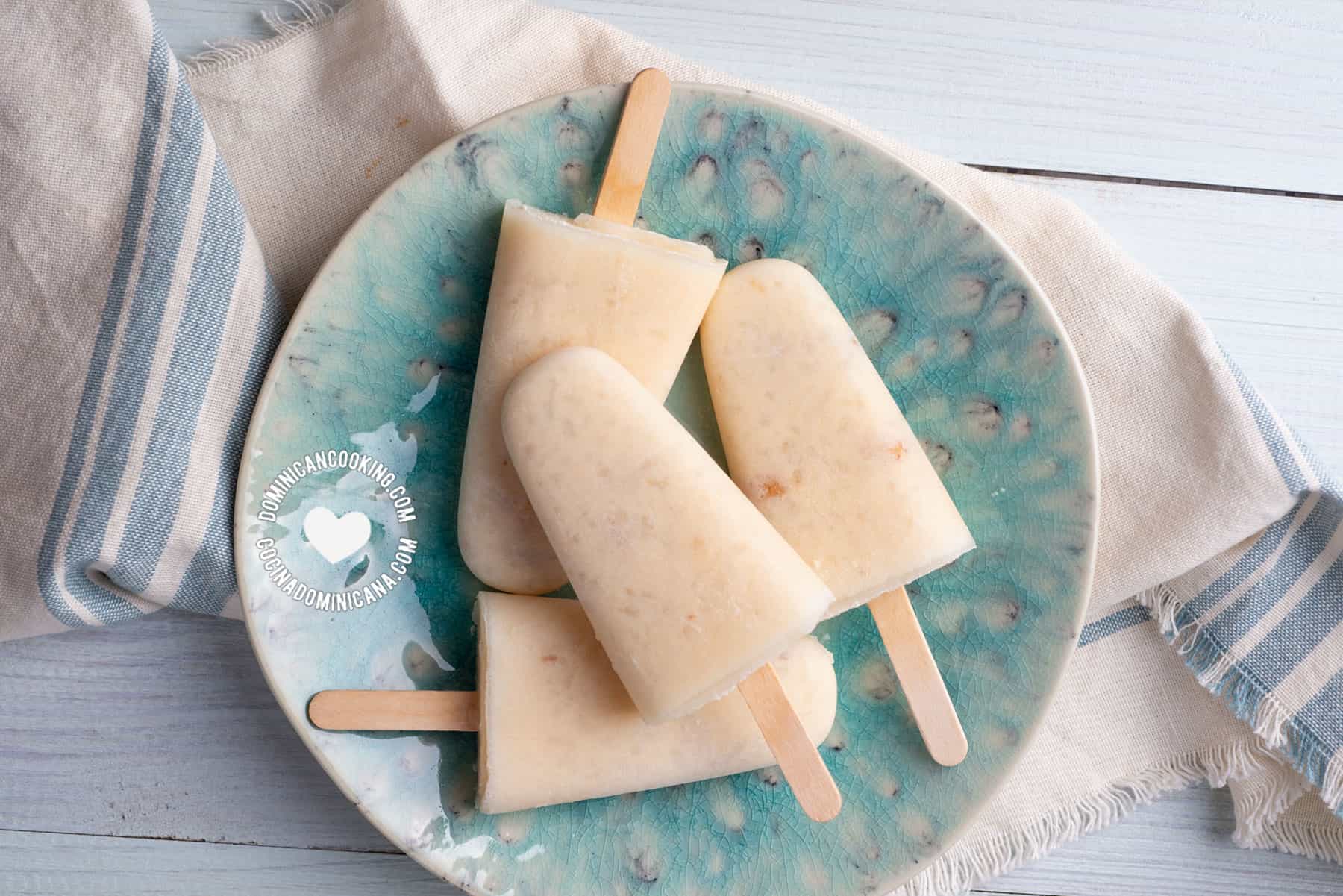 Rice pudding popsicles.