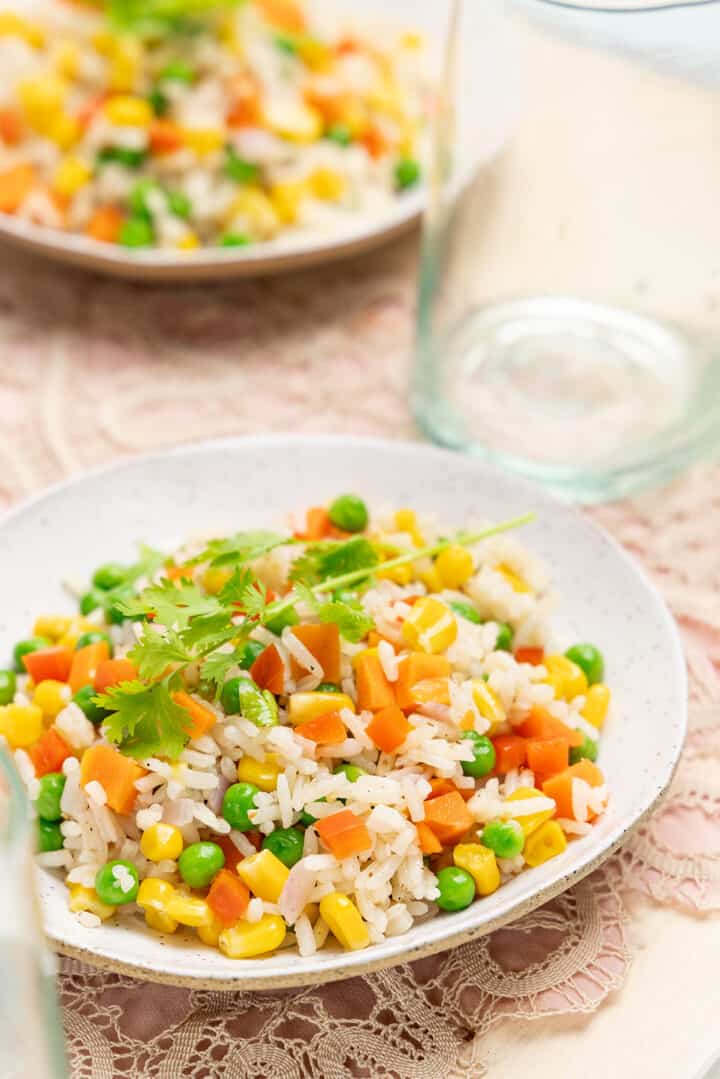Arroz Primavera |Video+Recipe| Vegetable Rice - Tia Clara