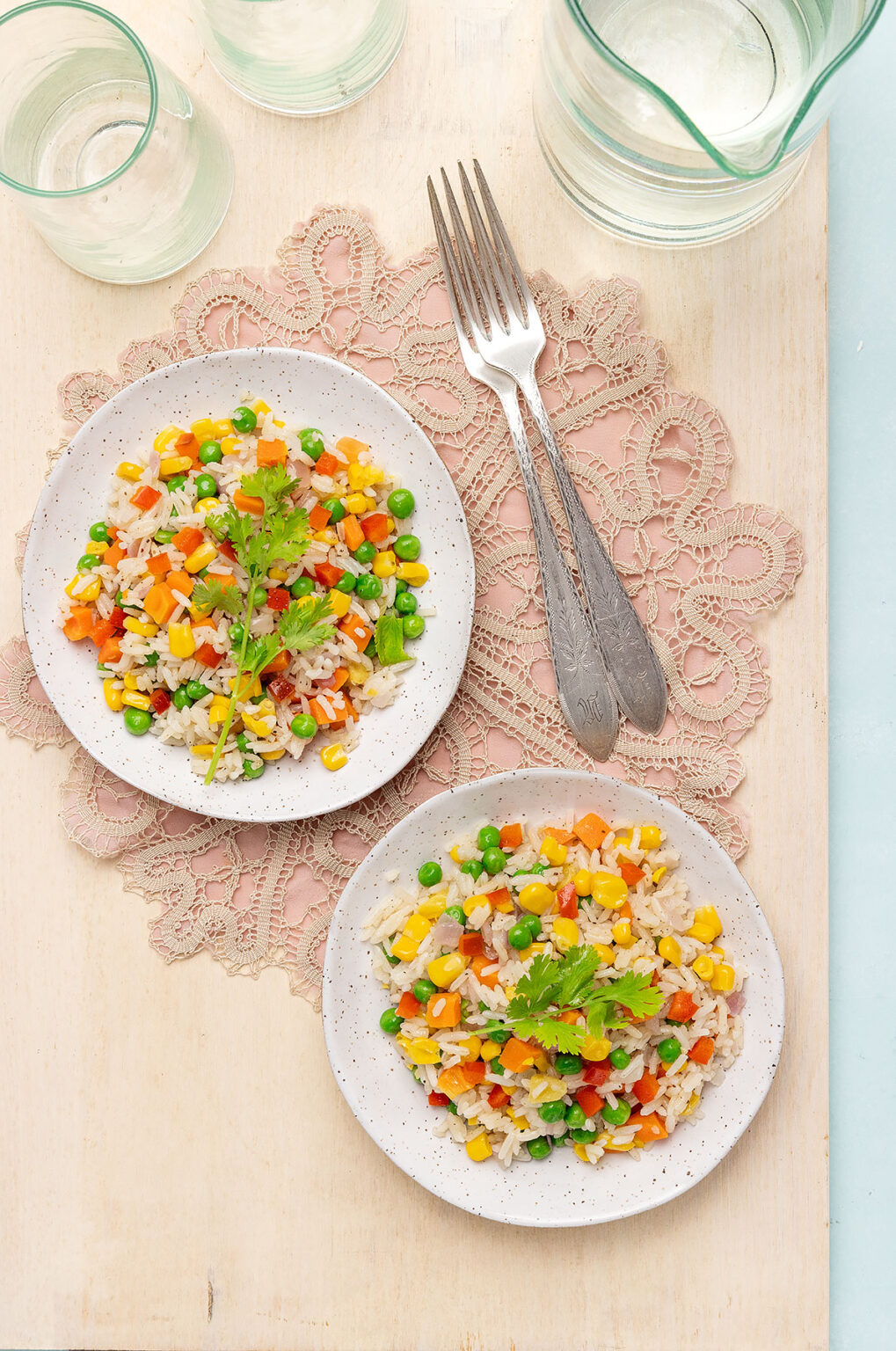 Arroz Primavera |Video+Recipe| Vegetable Rice - Tia Clara