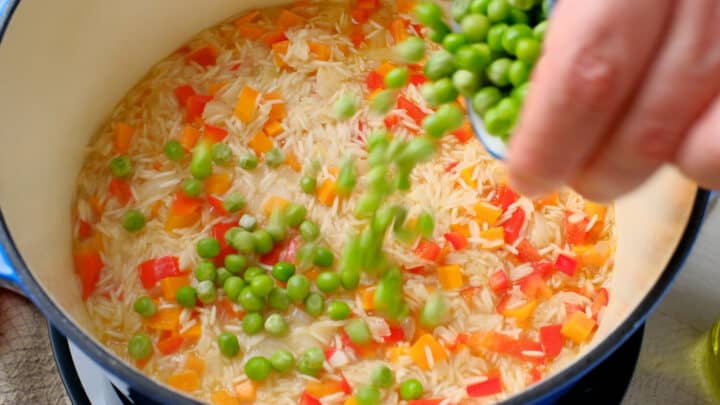 Arroz Primavera |Video+Recipe| Vegetable Rice - Tia Clara
