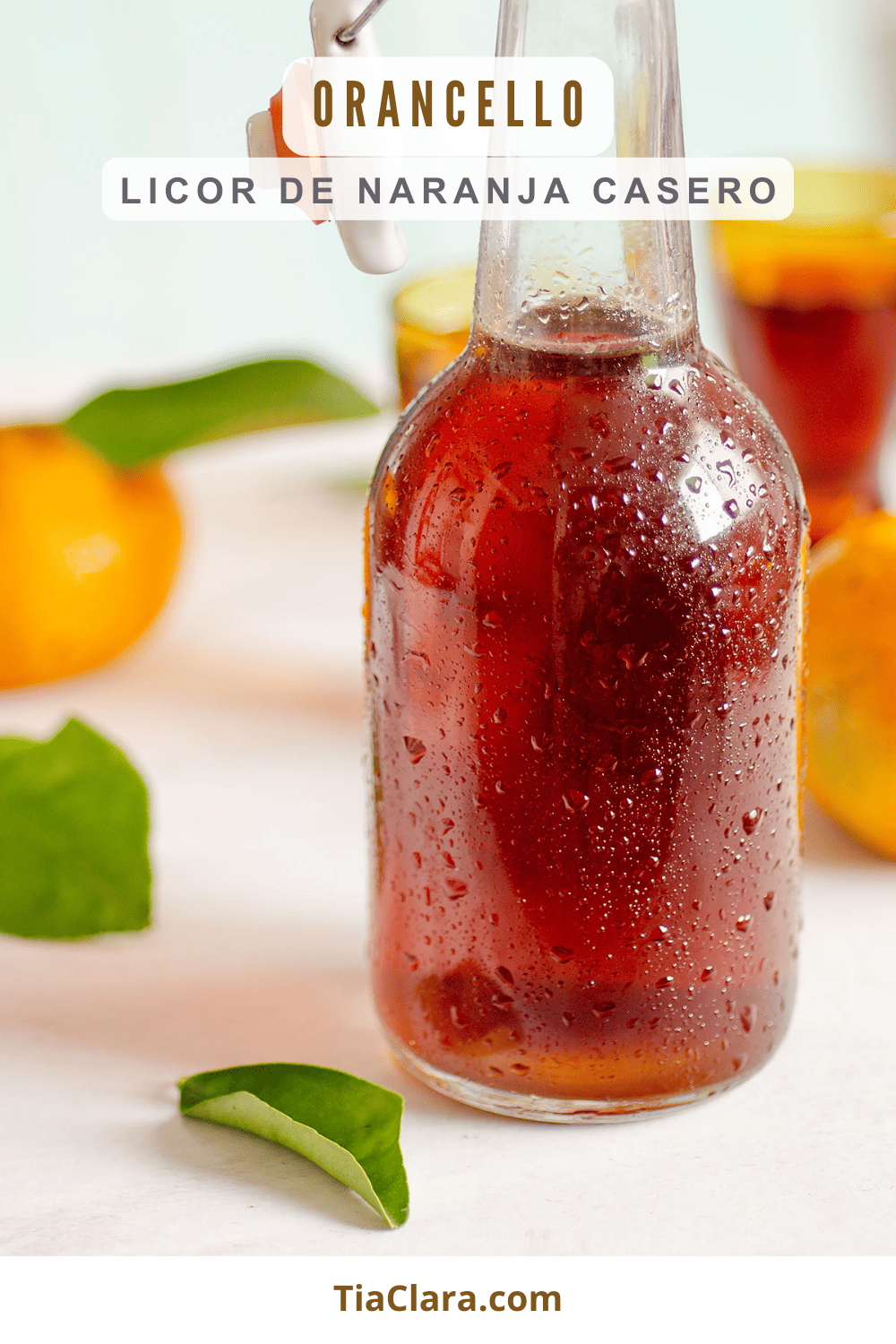 Orancello [Video+Receta] Licor de Naranja - Tia Clara