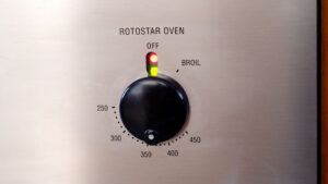 Heating oven.